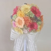 ラウンドブーケ　ガーベラ・バラ